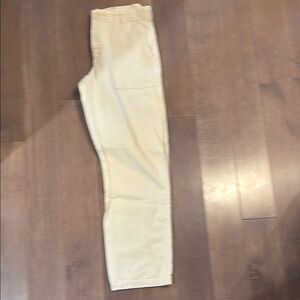 Women's Ecru Vintage Straight Leg Pants